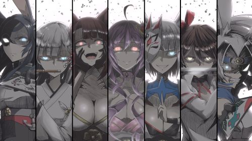 Anime wallpaper with Anime Girls in HD